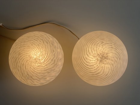 COPPIA DI LAMPADE VETRO MURANO