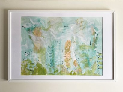 PAINTING "COLOMBE A THINOS" BY SARA ANGELUCCI