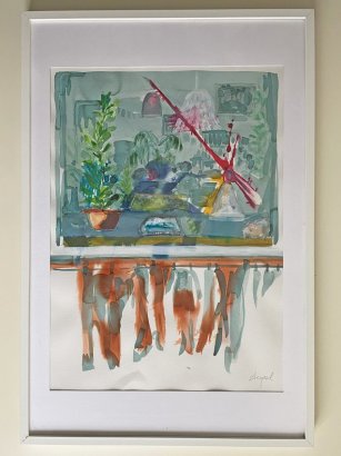 PAINTING "INTERNO - ESTERNO" BY SARA ANGELUCCI