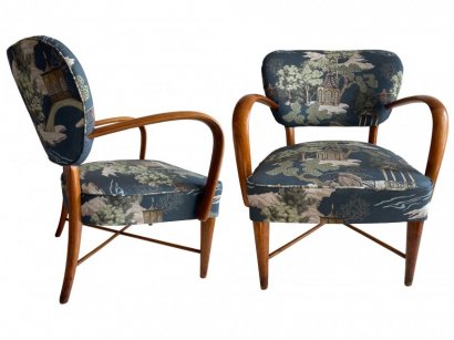 PAIR OF 1950s ARMCHAIRS