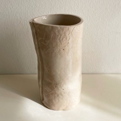 MELA CERAMICHE BEIGE VASE