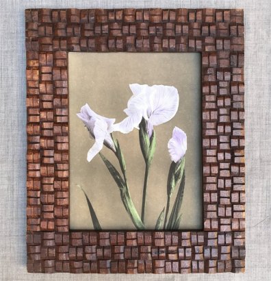 HANDMADE INLAID FRAME IRIS