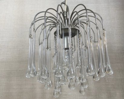 MURANO GLASS TEARDROPS CHANDELIER