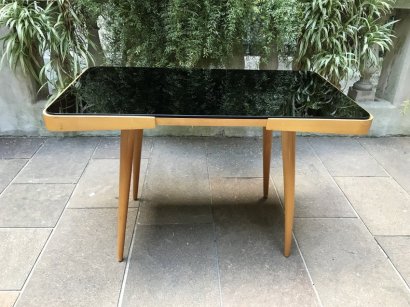 MID-CENTURY MAPLE WOOD COFFEE TABLE