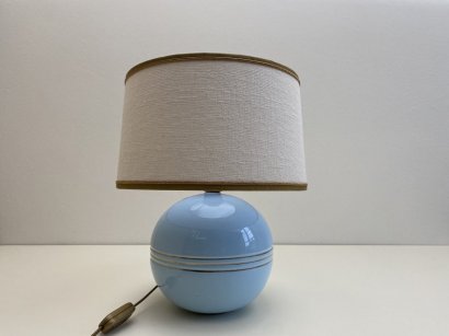 LAMP WITH LIGHT BLUE CERAMIC BASE