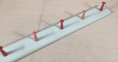 GREEN COLOURED WOODEN WALL HANGERS