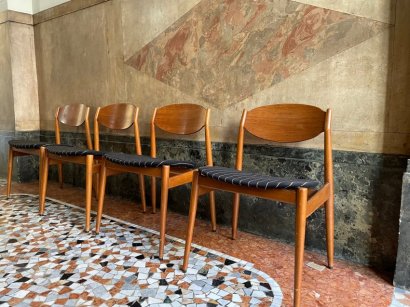 SET OF 4 CHAIRS ISA BERGAMO