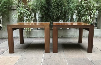 PAIR COFFEE TABLES CASSINA