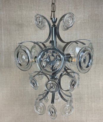 CHANDELIER GLASS PENDANTS
