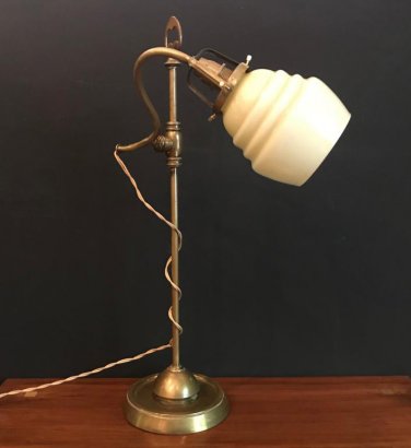 OLD UP AND DOWN TABLE  LAMP