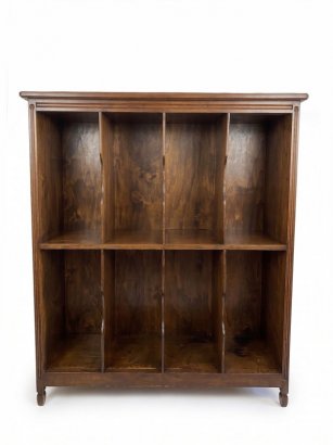 WOODEN BOOKSHELF