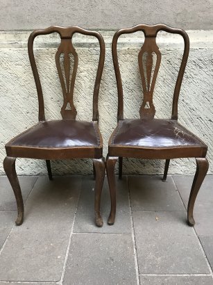BENCHWOOD CHAIRS CHIPPENDALE STYLE