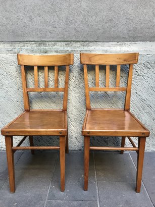 FIFTIES OAK CHAIRS