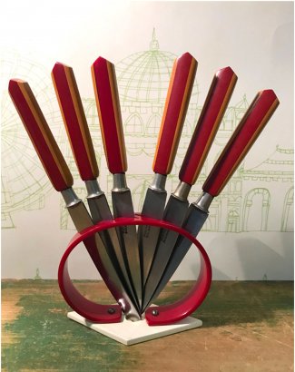 KNIFE SET WITH HOLDER