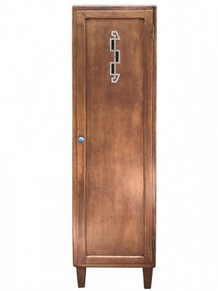 OAK WOOD SINGLE DOOR LOCKER DECO' DECORATION